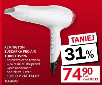 Suszarka PRO AIR TURBO D5226 REMINGTON promocja w Selgros