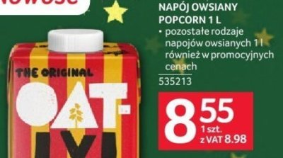 Napój owsiany popcorn The Original 1 l promocja w Selgros
