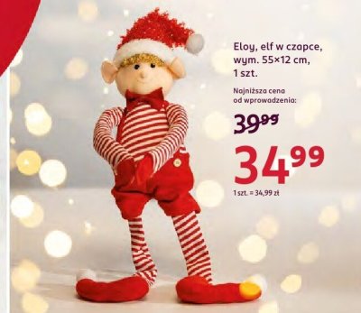 Elf w czapce, wys. 55 cm promocja w Rossmann