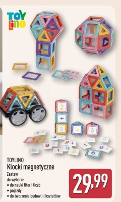 Klocki magnetyczne TOYLINO promocja w Aldi