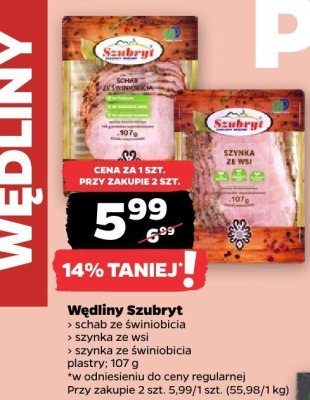 Szynka ze świniobicia promocja w Netto