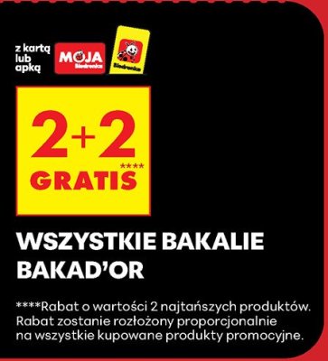 Bakalie Bakad'Or różne rodzaje promocja w Biedronka