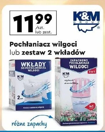 Pochłaniacz wilgoci K&m promocja w Biedronka