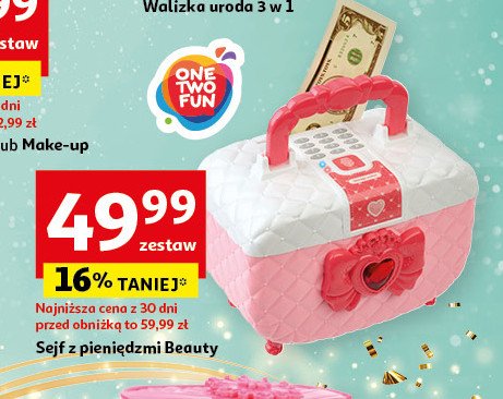 Sejf beauty One two fun promocja w Auchan