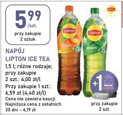 Napój LIPTON ICE TEA promocja w Stokrotka