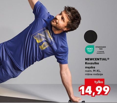 T-shirt męski rozm. m-xl Newcential promocja