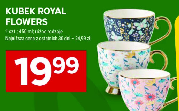 Kubek royal flowers 450 ml promocja