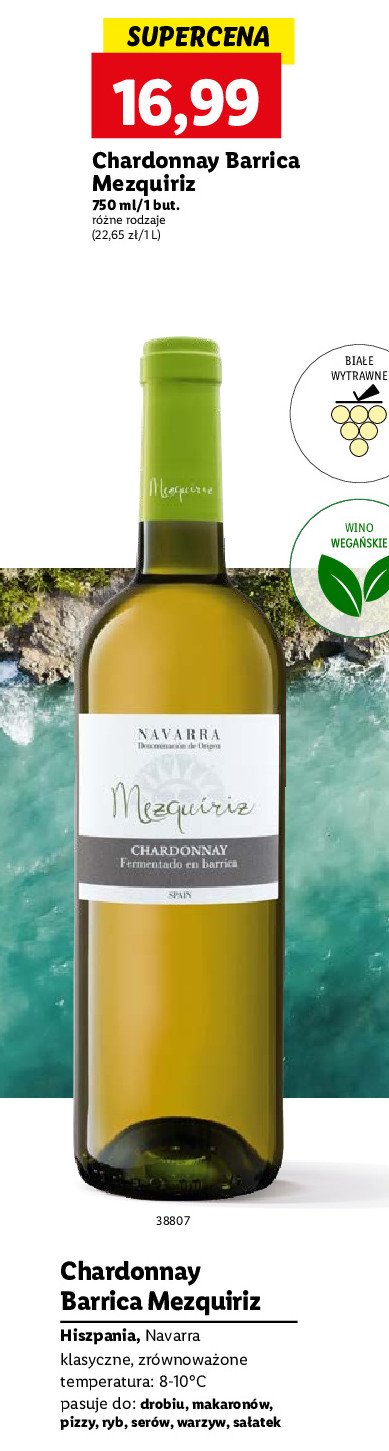 Wino Navarra mezquiriz promocja