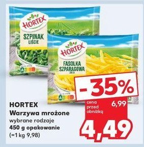 Fasolka szparagowa żółta Hortex promocja