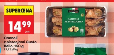 Cannoli z pistacjami Gusto Bello promocja w Biedronka