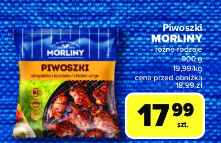 Kiełbaski piwoszki Morliny promocja w Carrefour