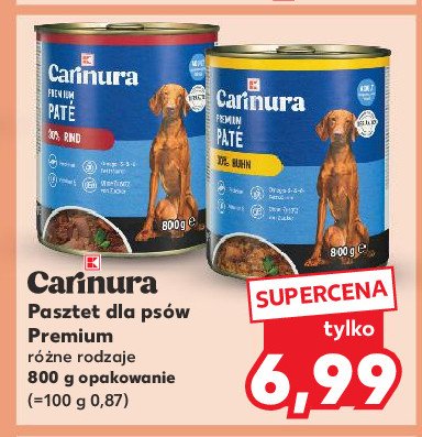 Pasztet dla psa z kurczakiem K-classic carinura promocja