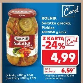 Sałatka grecka Rolnik promocja