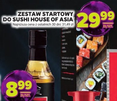 Zestaw startowy do sushi House of Asia promocja w Stokrotka