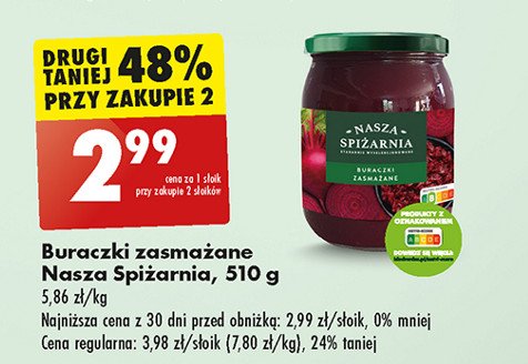 Buraczki zasmażane Nasza spiżarnia promocja