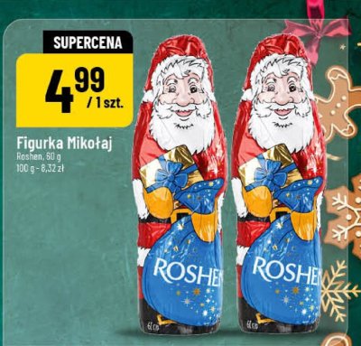 Figurka czekoladowa Mikołaj Roshen promocja w POLOmarket