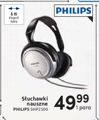S艂uchawki nauszne sh-p 2500 Philips promocja