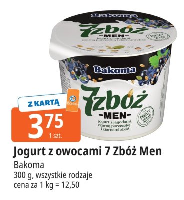 Jogurt z owocami 7 Zbóż Men promocja w Leclerc