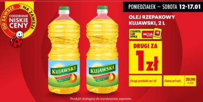 Olej promocja w Biedronka