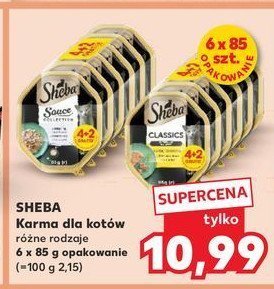 Karma dla kota z cielęciną Sheba selection in sauce promocja