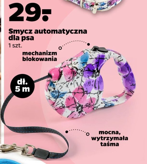 Smycz automatyczna dla psa 5 m promocja