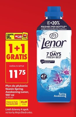 Płyn do płukania tkanin Spring Awakening 1+1 GRATIS promocja w Biedronka