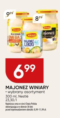 Majonez winiary Nestle promocja w Chata Polska