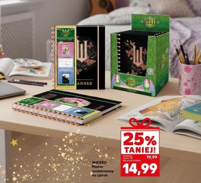 Planer niedatowany na spirali promocja w Kaufland