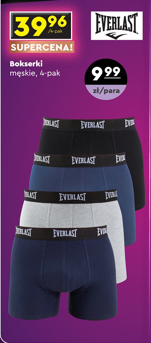 Bokserki męskie Everlast promocja