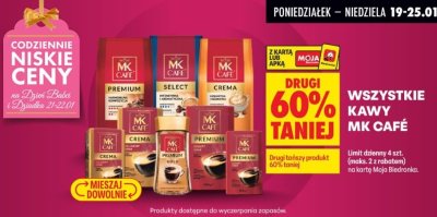 Kawa MK CAFÉ Select promocja w Biedronka