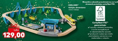 Kolejka drewniana różne rodzaje promocja w Kaufland