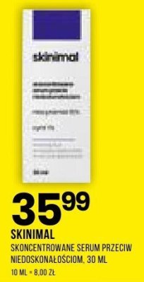 Serum Skinimal skoncentrowane serum przeciw niedoskonałościom promocja w Drogerie Natura
