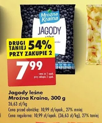 Jagody leśne Mroźna kraina promocja