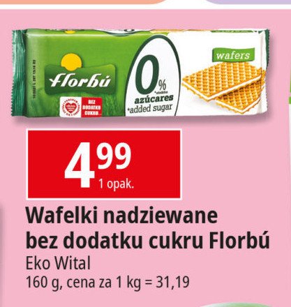 Ciastka bez dodatku cukru FLORBU MAFFERS promocja