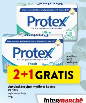 Mydło antybakteryjne w kostce, wybrane rodzaje 2+1 GRATIS promocja w Intermarche