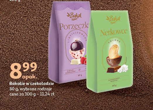 Nerkowce solone w czekoladzie Bakal sweet promocja w Auchan