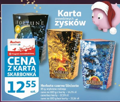 Herbata winter dream Basilur promocja