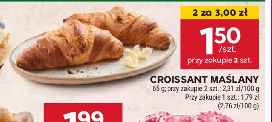 Croissant maślany promocja