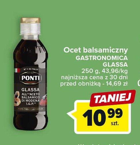 Ocet balsamiczny Ponti promocja