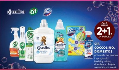 Produkty do prania CIF, COCCOLINO, DOMESTOS promocja w Super-Pharm