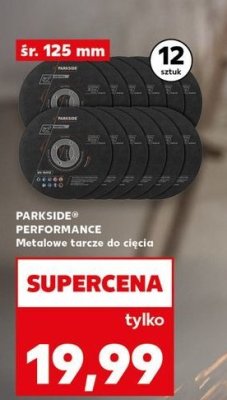 Tarcze do cięcia 125 mm Parkside performance promocja