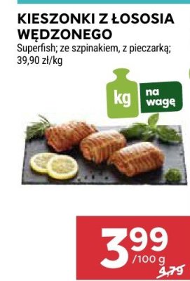 Kieszonki z łososia wędzonego Superfish promocja w Stokrotka