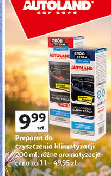 Środek do czyszczenia klimatyzacji samochodowej Autoland promocja w Auchan