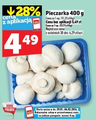 Pieczarka promocja w TOPAZ