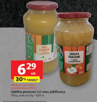 Jab艂ka pra偶one z sad贸w z regionu warki Auchan pewni dobrego promocja