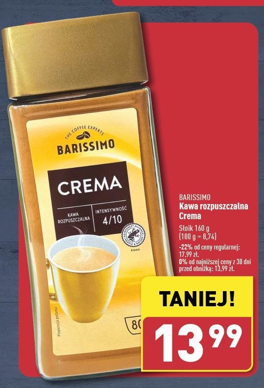 Kawa Barissimo crema promocja