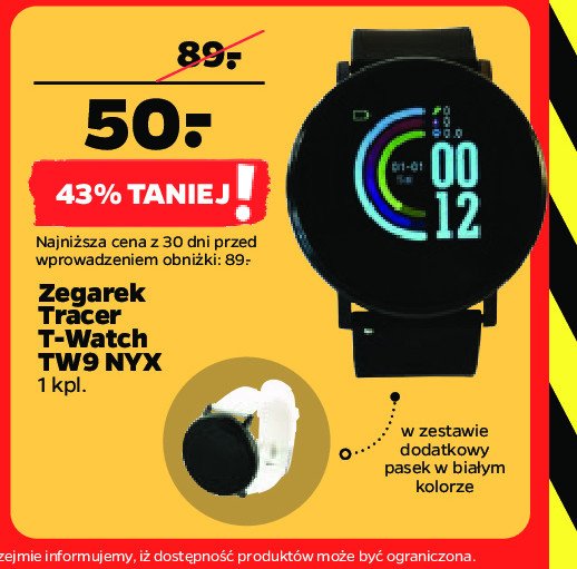 Zegarek t-watch tw9 nyx Tracer promocja