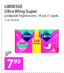 Podpaski higieniczne super Libresse promocja