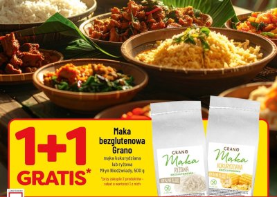 Mąka bezglutenowe 1+1 GRATIS promocja w POLOmarket