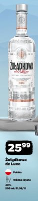 Wódka Żołądkowa de Luxe promocja w Netto